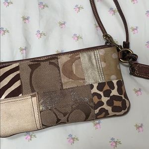COACH Leopard clutch